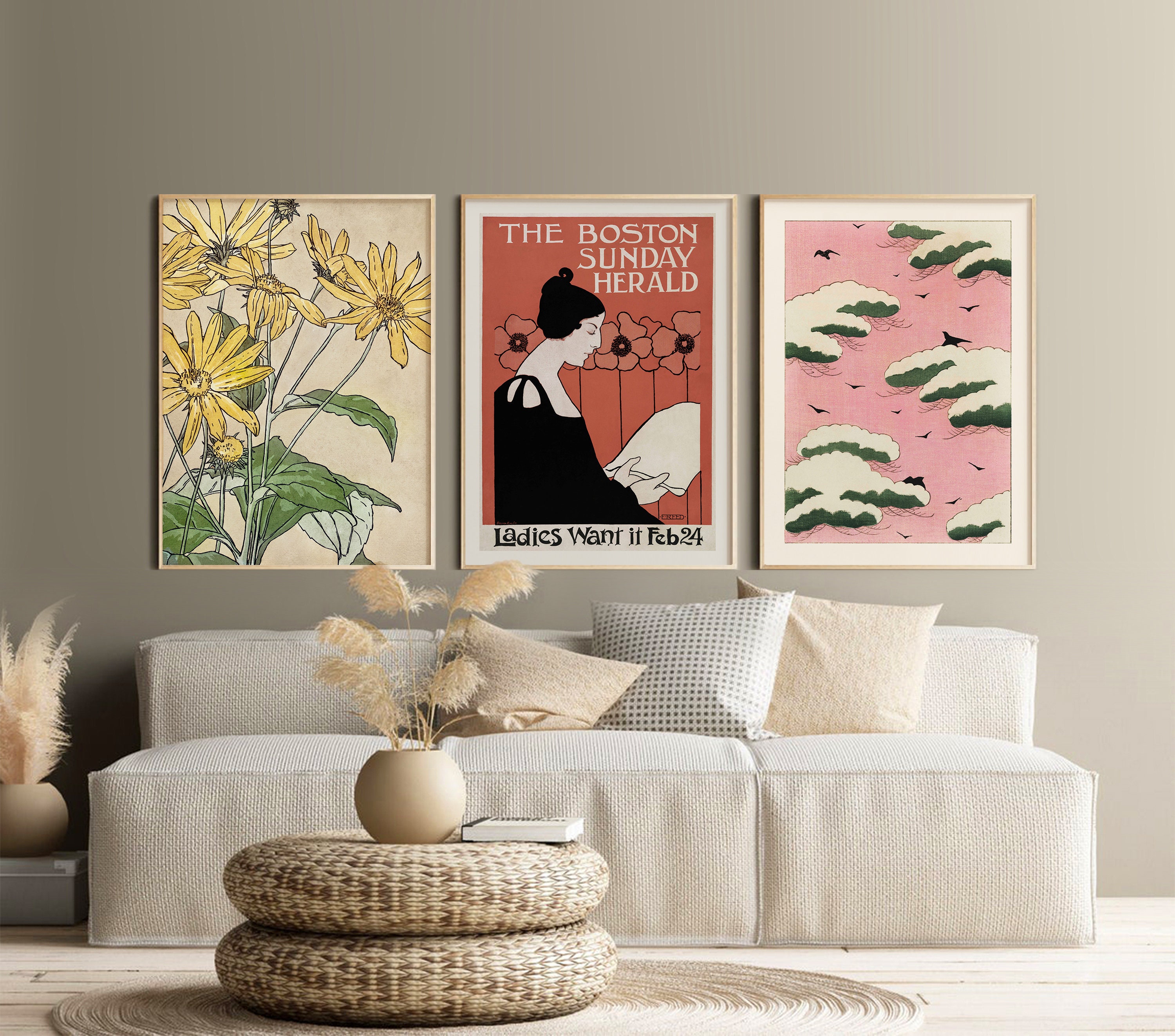 Eclectic Gallery Wall Set of 20, MEGA Bundle Set, Maximalist Wall Art,  Vintage Print, Van Gogh, Matisse, Frida, Picasso, DIGITAL DOWNLOAD - Etsy