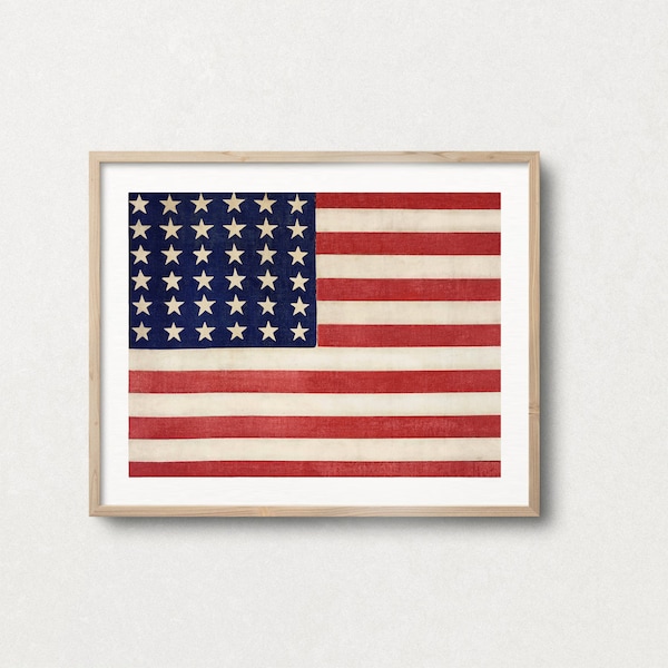 American Flag Prints, États-Unis d’Amérique, Flag Art, Flag Print, États-Unis, Usa, Affiche de drapeau, Décoration intérieure, Décor patriotique, Cadeaux militaires