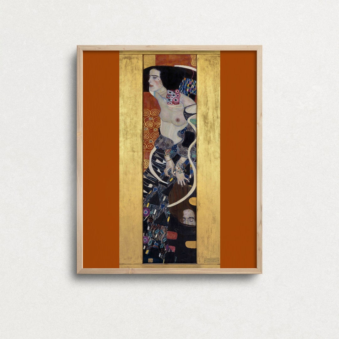 Gustav Klimt Print, Eclectic Wall Art, Famous Painting, Judith Poster