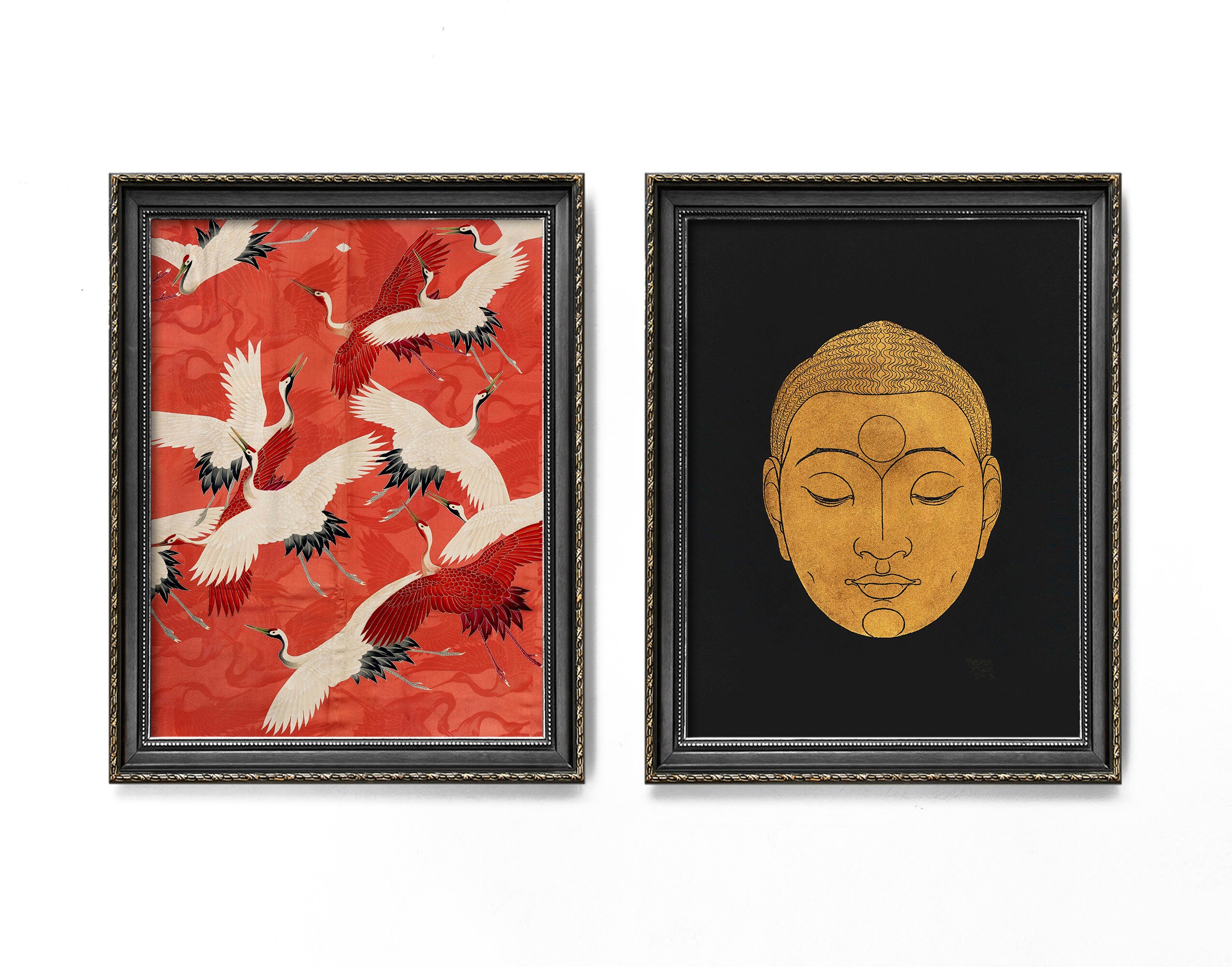 Eclectic Gallery Wall Set of 16, Maximalist Wall Decor