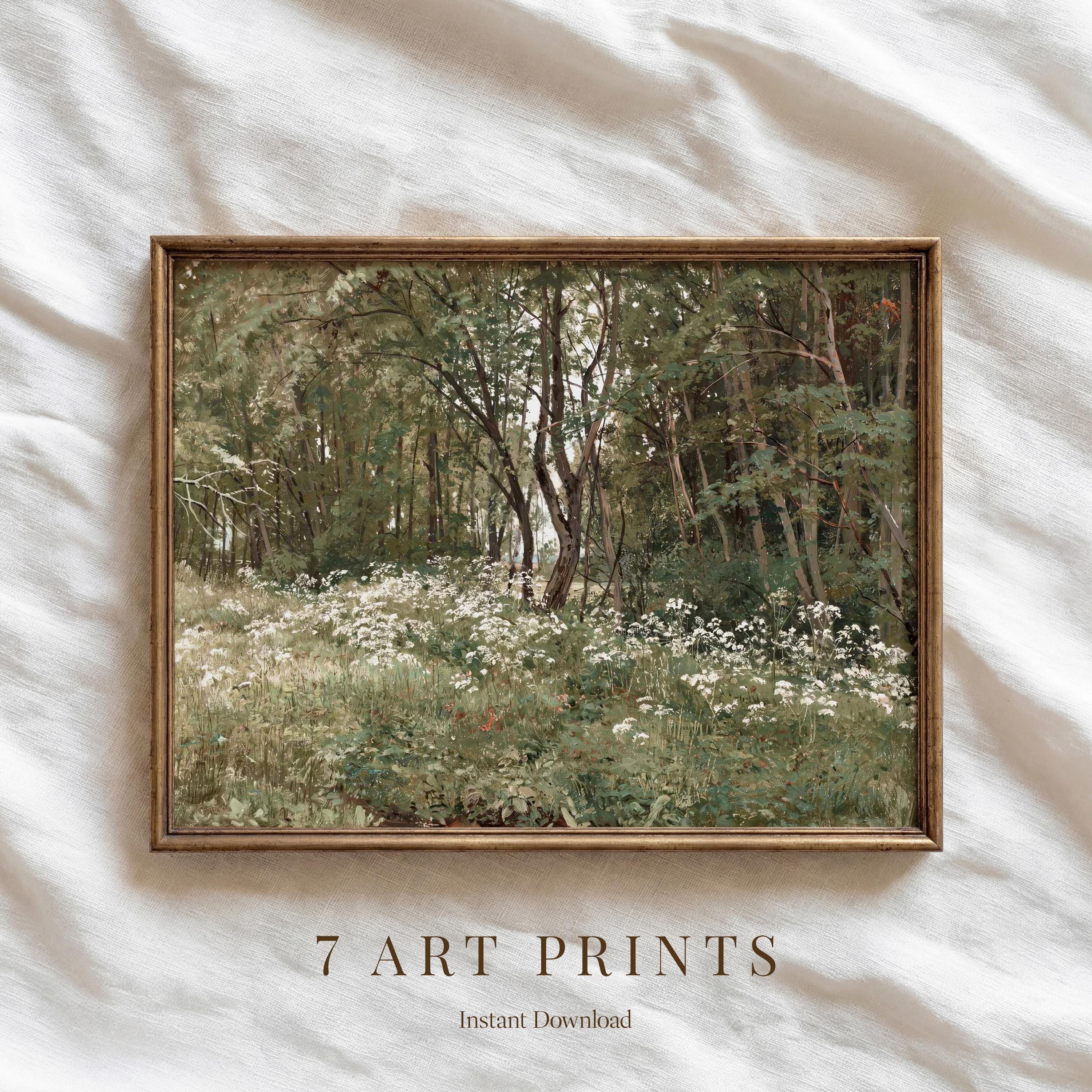 Vintage Landscape Wall Art Set of 9, French Country Gallery Wall ...