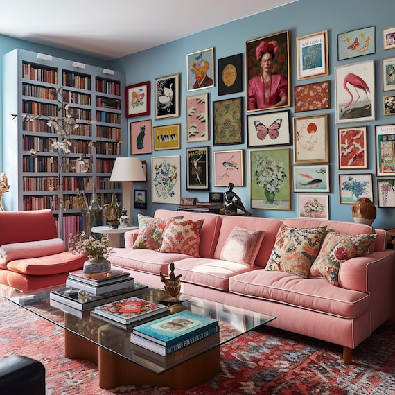 Eclectic Gallery Wall Art Set: Vintage Masters Prints (Digital Download)