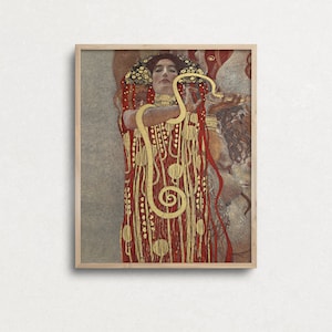 Gustav Klimt Hygieia Art Print: Famous Painting Reproduction (Digital Download)