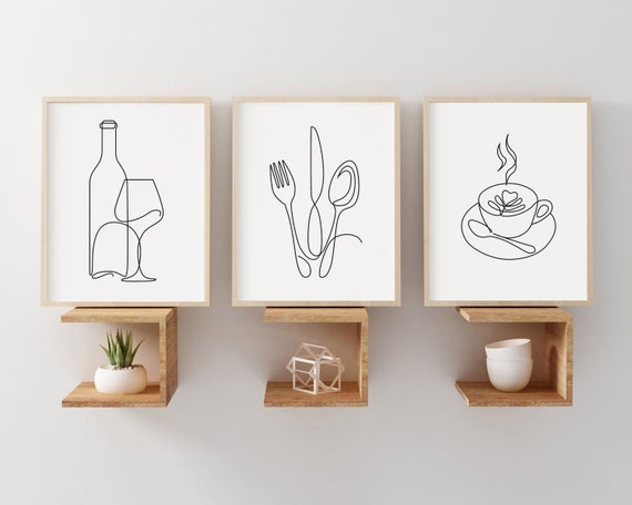 Kitchen Prints Set of 3 Kitchen Decor, Kitchen Wall Decor, Kitchen Wall  Art, Kitchen Art, Kitchen Decor Wall, Dining Room Wall Decor -  Norway