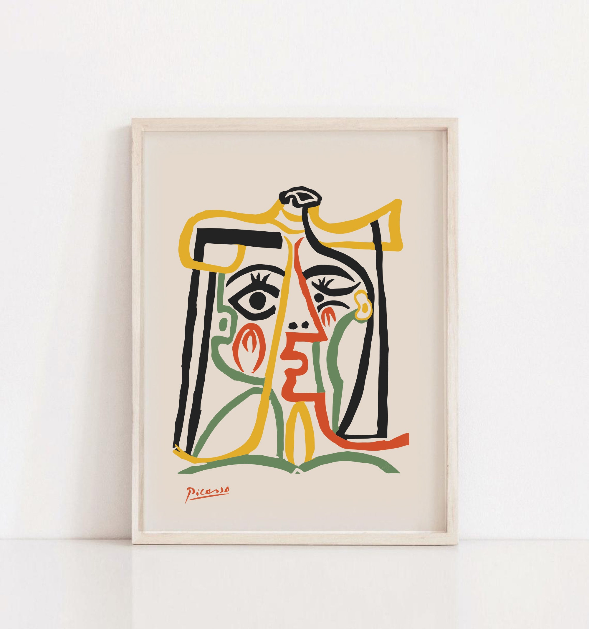 Picasso Set of 3 Prints Picasso Printable Download Abstract Etsy