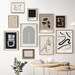 Modern gallery wall set of 10, Boho Bundle Print set, gallery wall print set, neutral color, Modern Simple wall art, Printable Gallery Wall