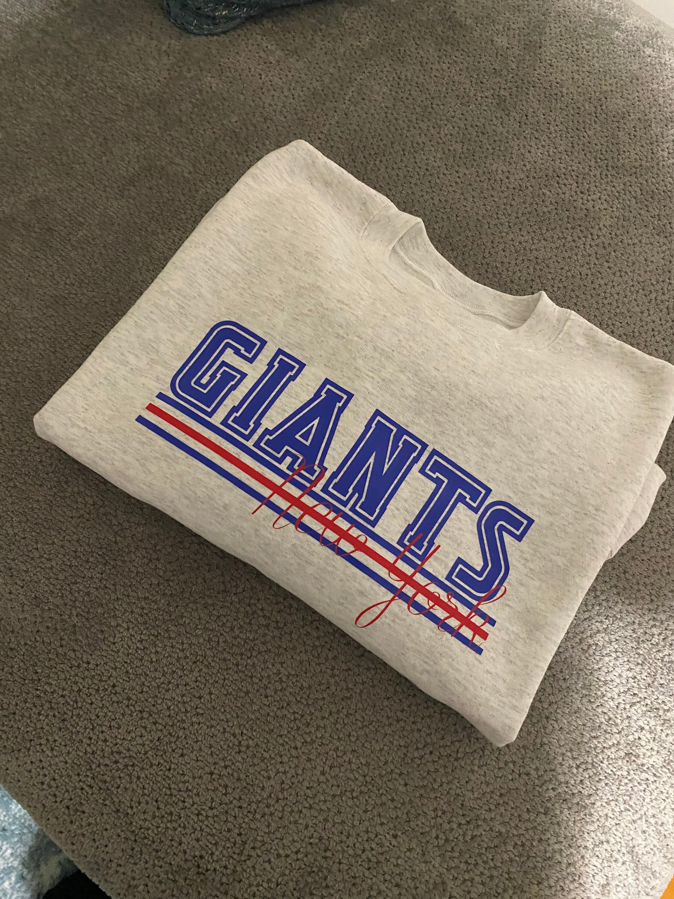18% OFF New York Giants Hoodies Mens 3D Skull Place On Hand