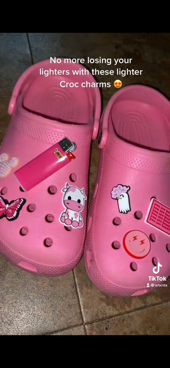 Lighter Croc Charm Mini Lighter Trendy Clog Jibbitz Unique Etsy