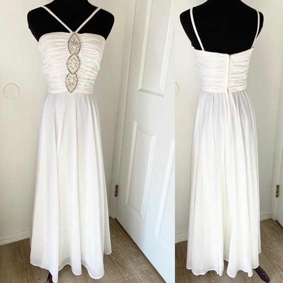 Lilli Diamond of California vintage white dress