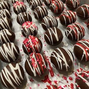 Hot Chocolate Cocoa Bombs: Mini Marshmallows, Gift Set of 12