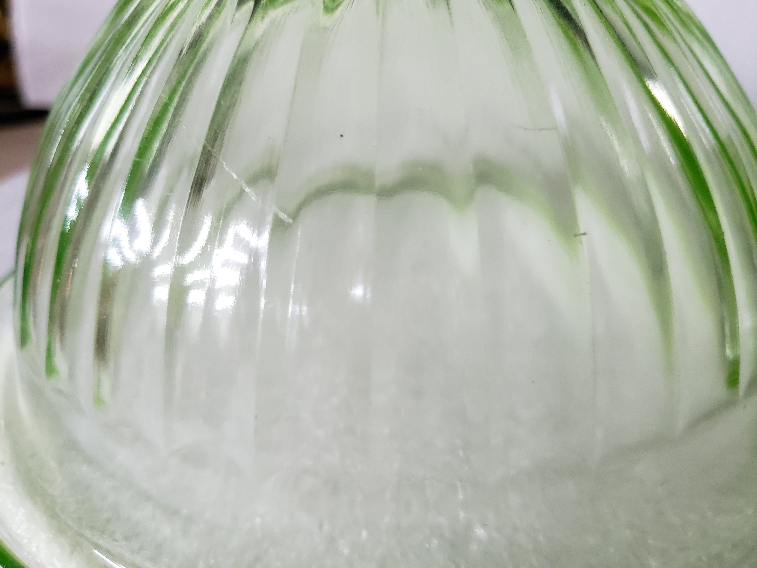 Uranium Glass Mixing Bowls Set Hazel Atlas Etsy