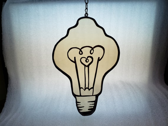Stained glass light bulb deals