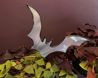Flying bat Halloween plant stake spooky bat garden decor