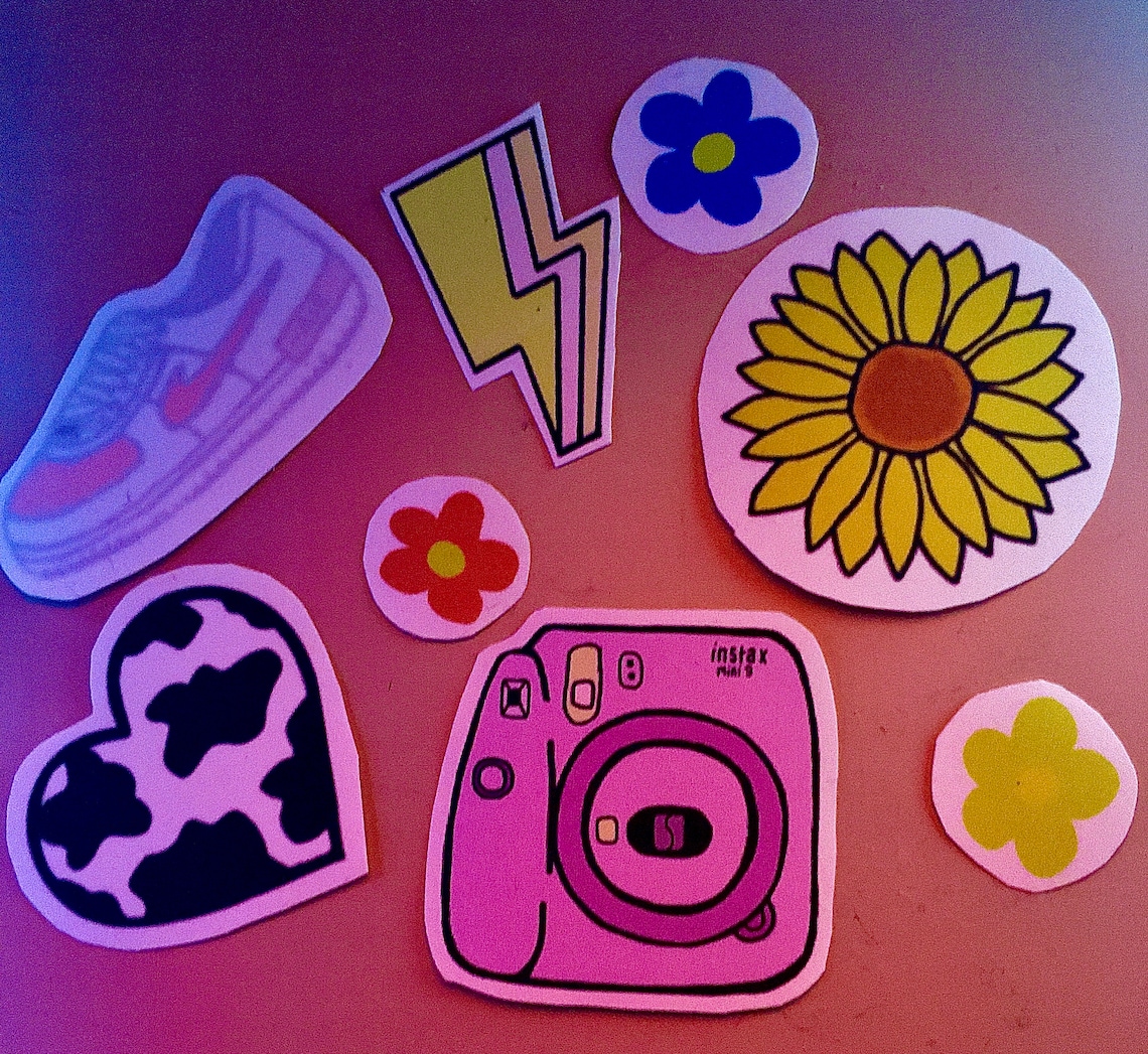 indie aesthetic sticker pack etsy