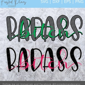 Badass Bitch SVG - Badass SVG - SVG - Badass Bitch - Funny Svg