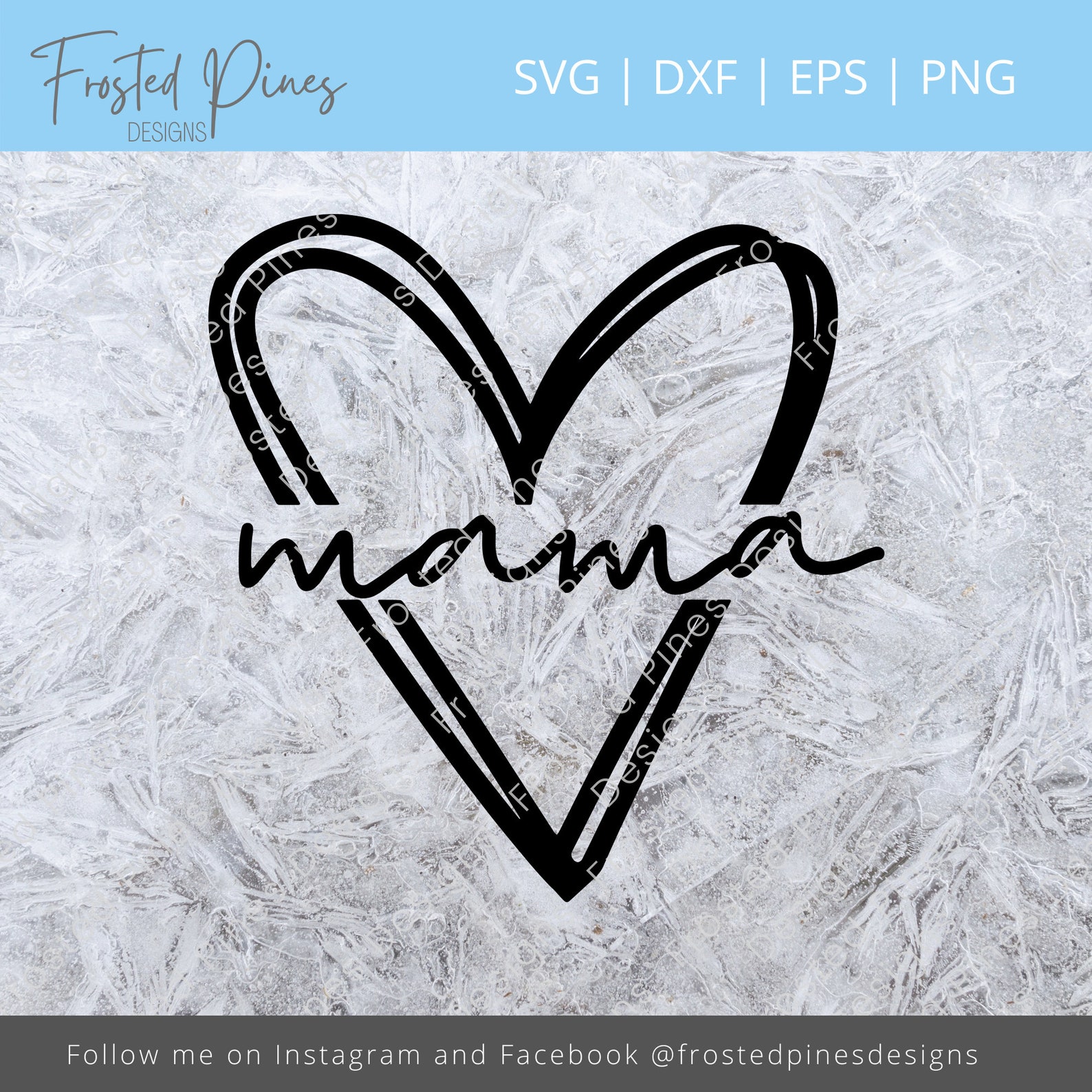 Mama Heart Svg Heart Svg Cricut Svg Silhouette Svg Etsy