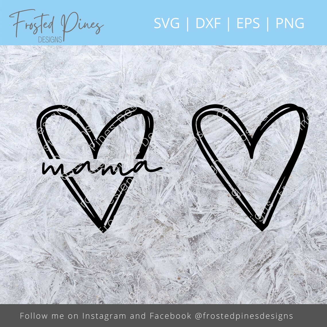 Mama Heart Svg Heart Svg Cricut Svg Silhouette Svg Etsy