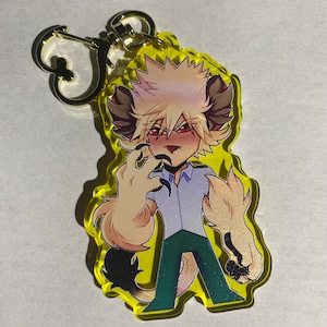 FINAL STOCK Dynamight Lion Yellow Acrylic Keychain