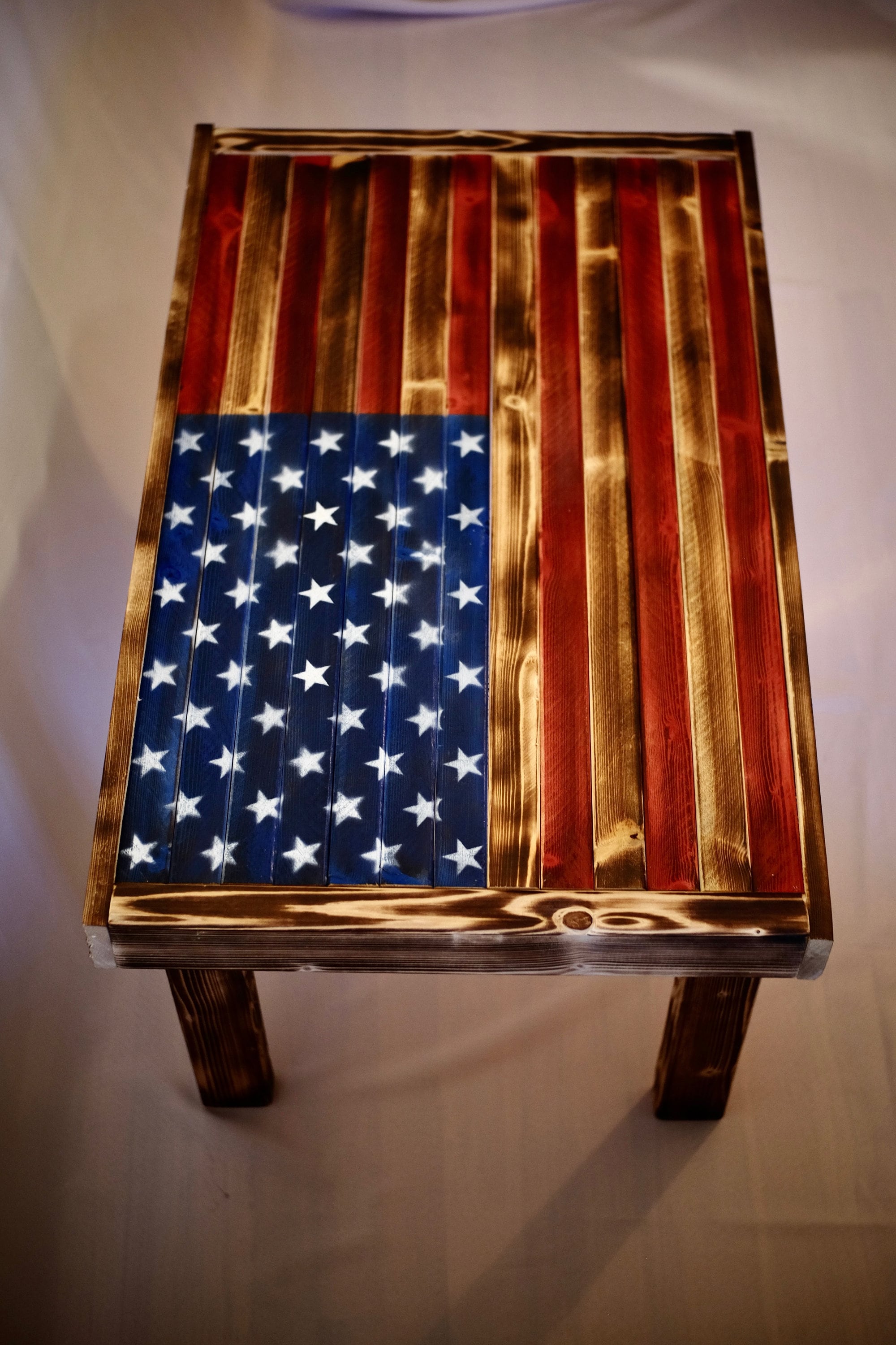 American Flag Coffee Table Etsy