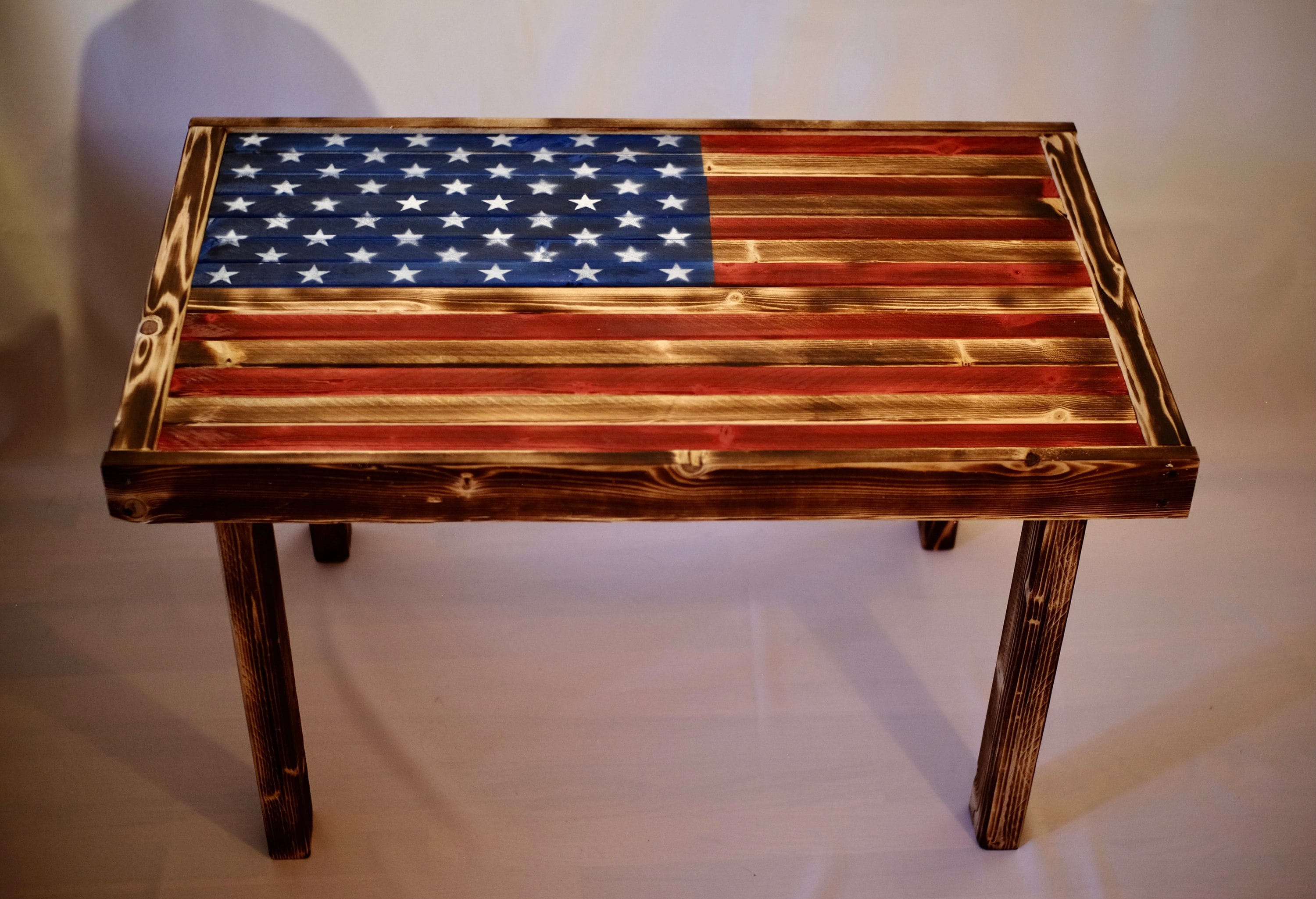 American Flag Coffee Table Etsy