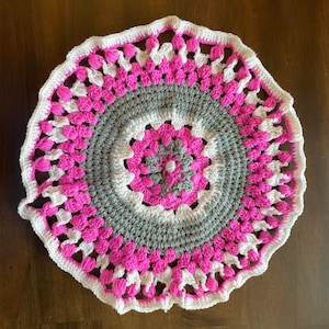 Table coaster, yarn table cloth, Woolen Knitted Table Coaster