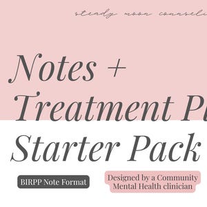 Notes & Tx. Plans Starter Pack