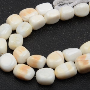 Best White Opal 7 Inch Strand Natural White Opal Gemstone Beads Opal Smooth Nugget Shape Beads Opal Wholesale Beads & Jewelry Making