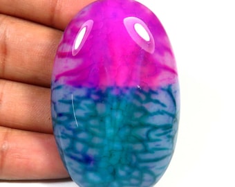 Oval Shape Natural Solar Quartz Loose 132cts Rainbow Spider Quartz Gemstone FLAWLESS! Spider Web Solar Quartz Cabochon AH-839