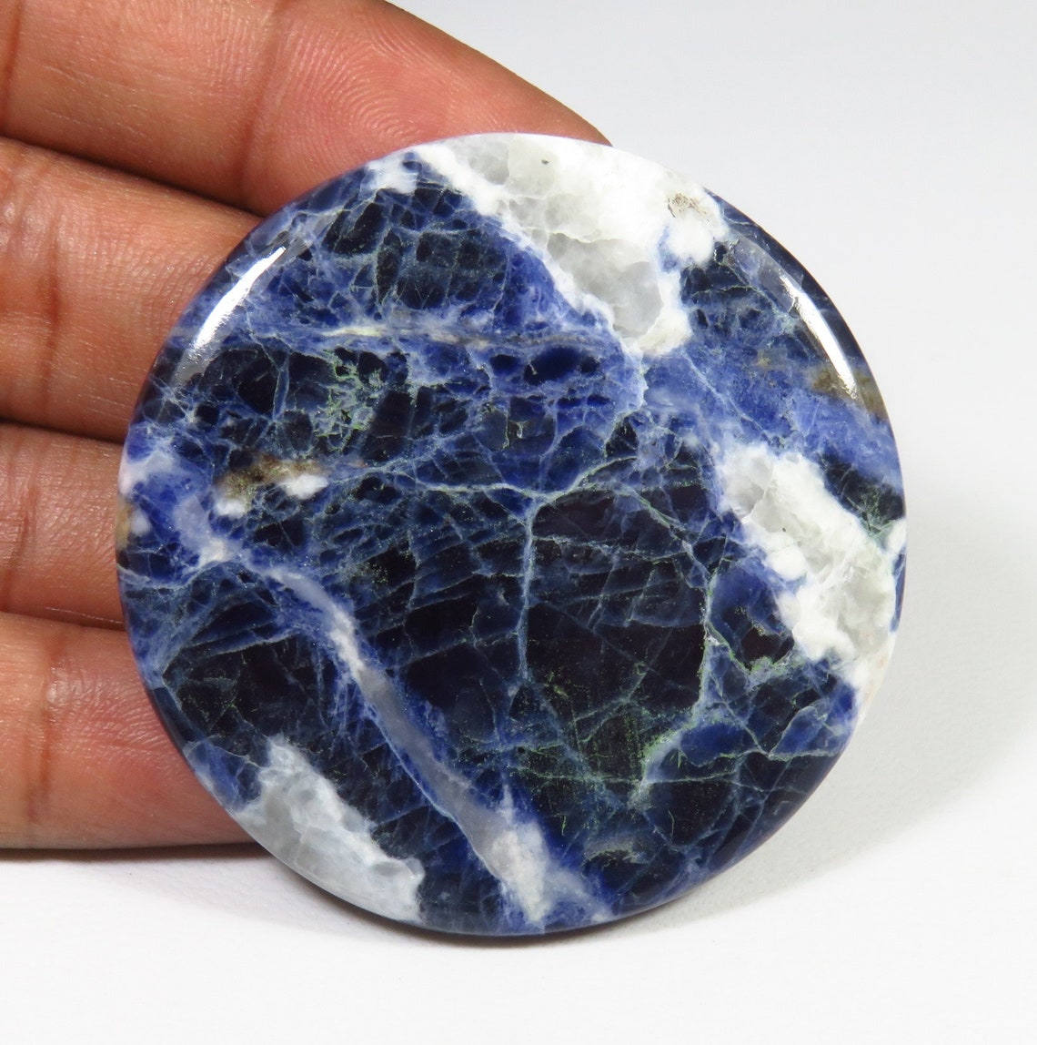 Blue Sodalite Gemstone. CLASSIC Natural Sodalite Cabochon. Etsy