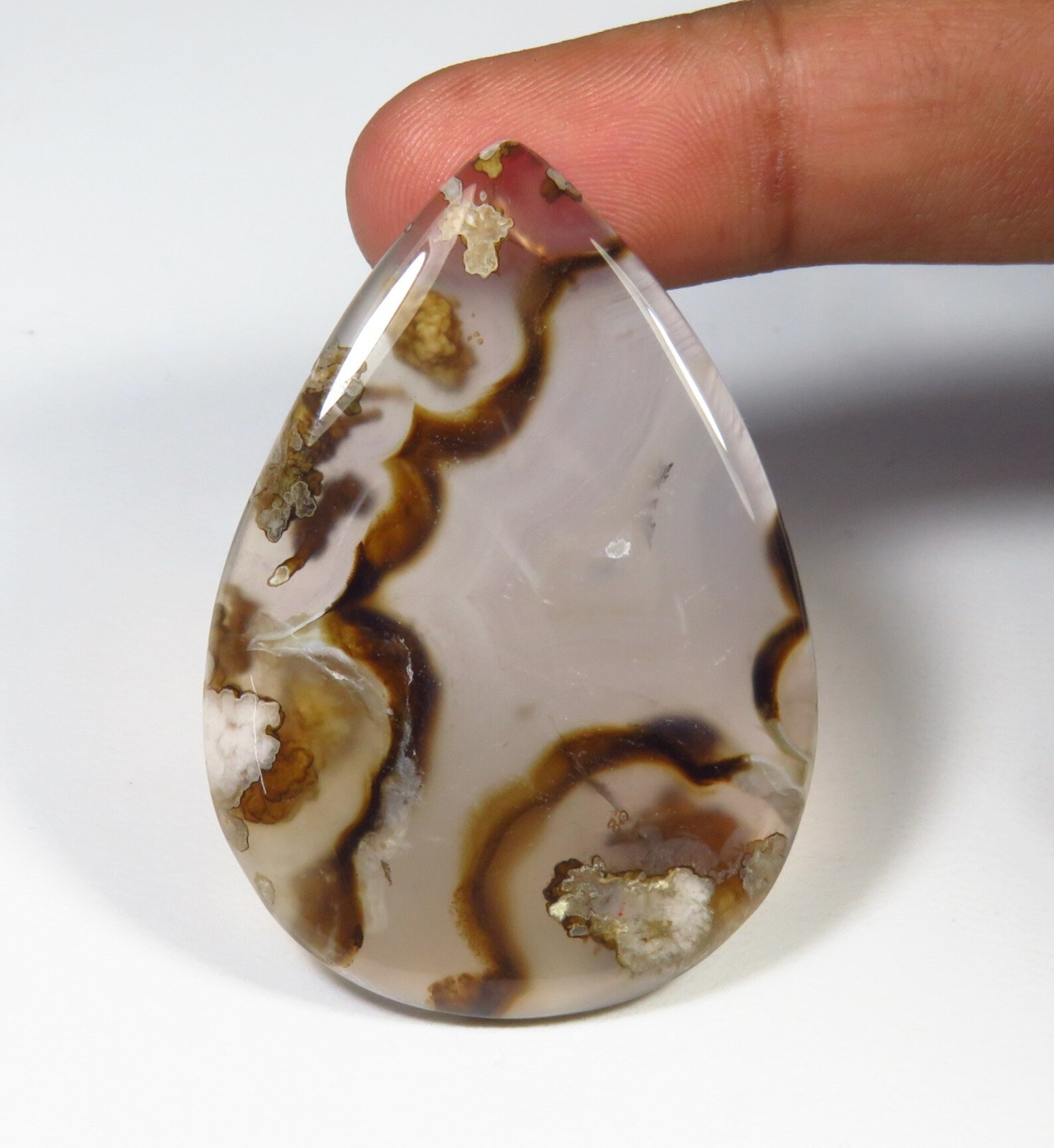 Natural Pseudomorph Agate Cabochon Brown Stick Agate - Etsy