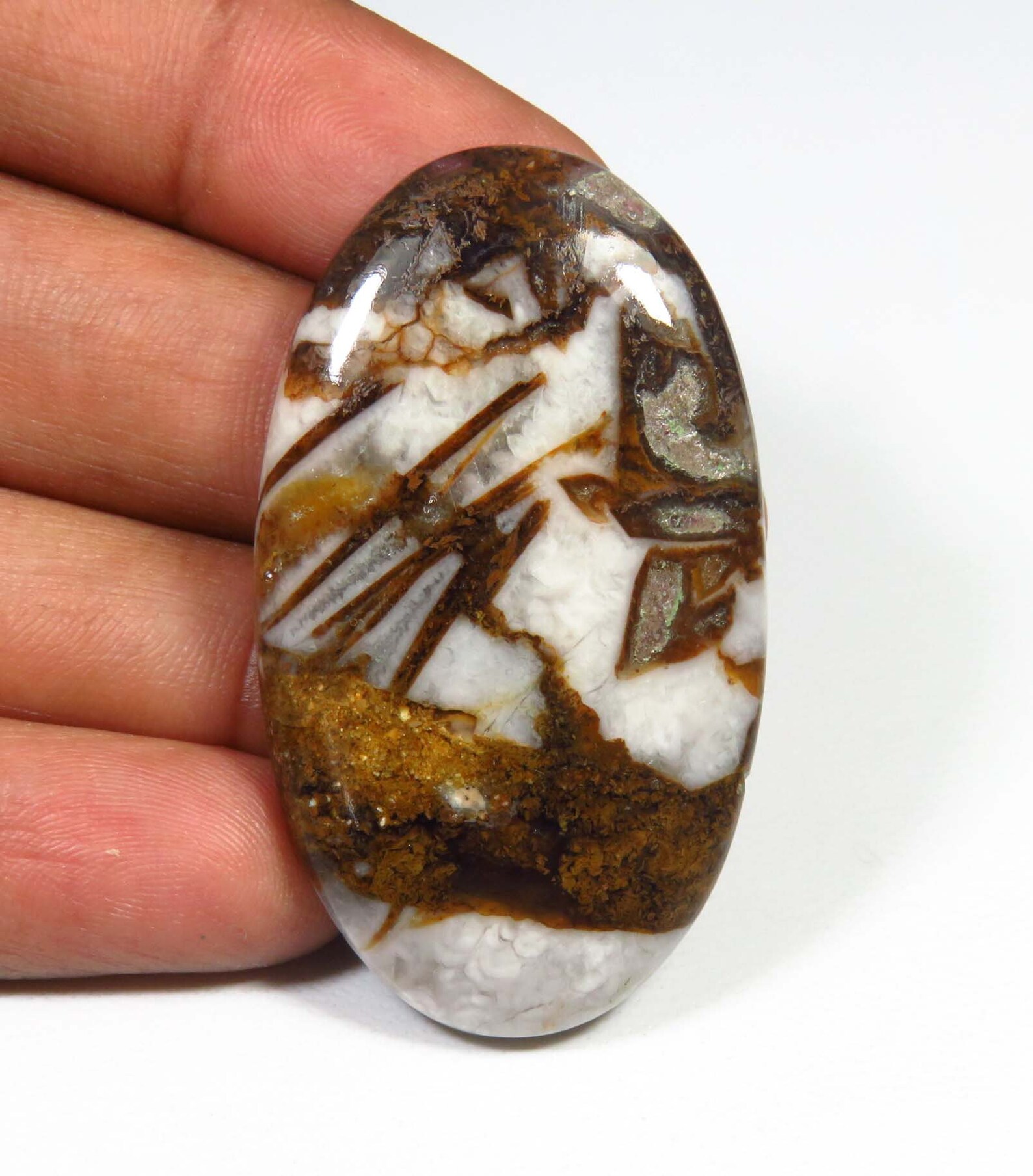 WONDERFUL Wild horse Jasper Gemstone. Natural Brown Wild Etsy