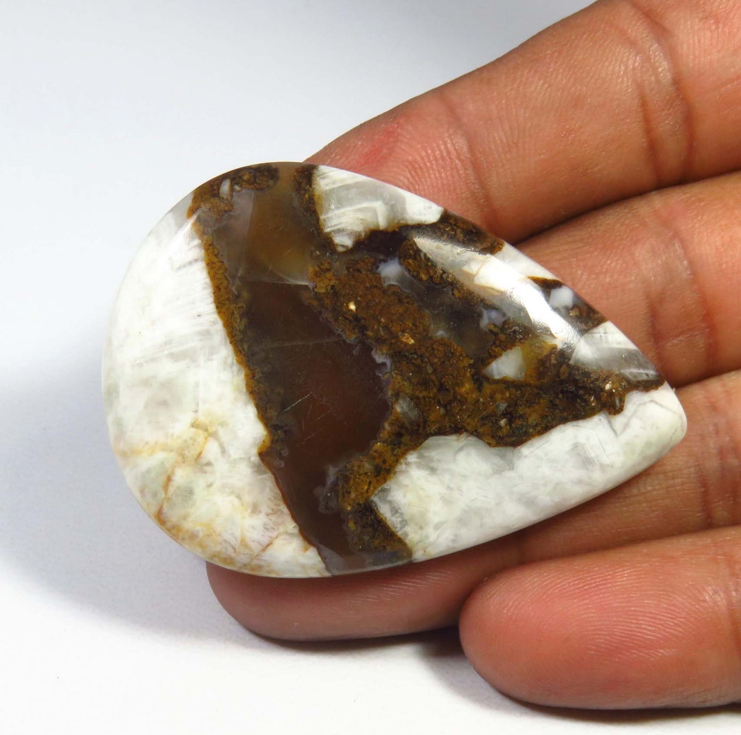 Brown Wild Horse Jasper Gemstone, 48x33mm, Natural Wild Horse Jasper