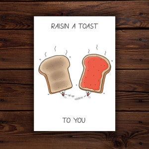 Raisin A Toast To You card