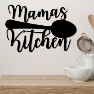 Mothers Day Gift, Gift for Mom, Custom Metal Sign for Kitchen, Nana&#39;s Kitchen Metal Sign, Personalized Kitchen Signs, Nana Mothers Day Gift