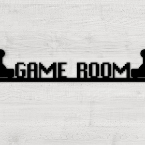 Game Room Sign, Personalized Arcade Sign, Game Room Decor, Metal Arcade Sign, Garage Sign, Man cave Sign, Boys Room Decor, Gamer Gift
