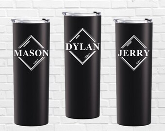 Groomsmen Gift, Personalized Monogram Tumbler, Gift For Groomsmen, Groomsmen Gift Idea, Wedding Gift, Groomsmen Gifts Set, Printed Cup Gift