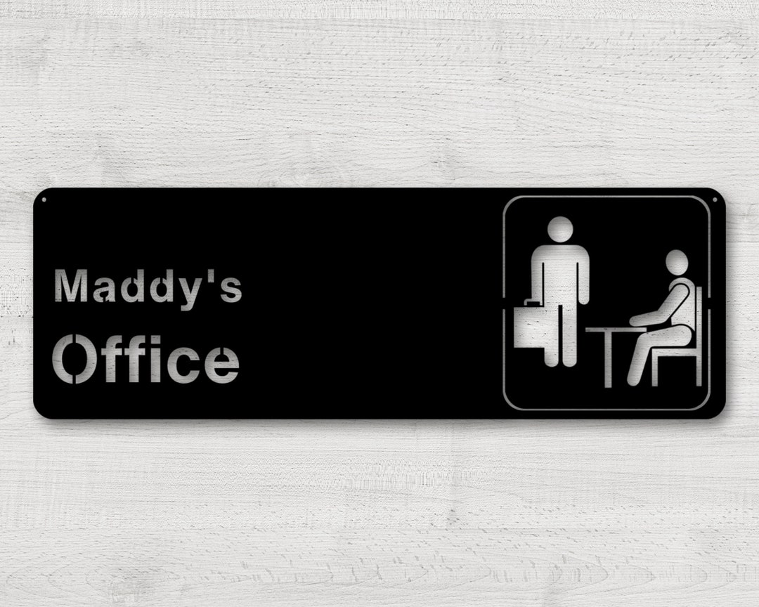 The Office Metal Sign, Custom the Office Sign, the Office Wall Decor ...