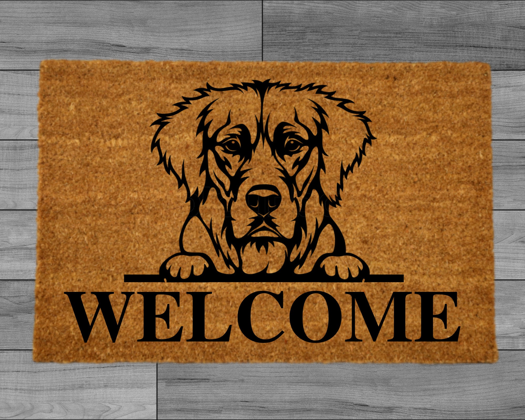 Custom Dog Doormat Personalized Dog Mat Dog Etsy