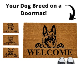 custom dog doormat