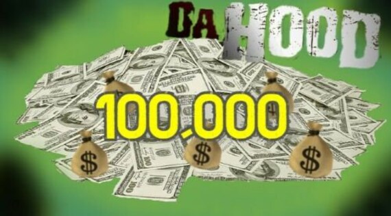 Da Hood Cash 100000 Roblox In Game Virtual Currency Etsy