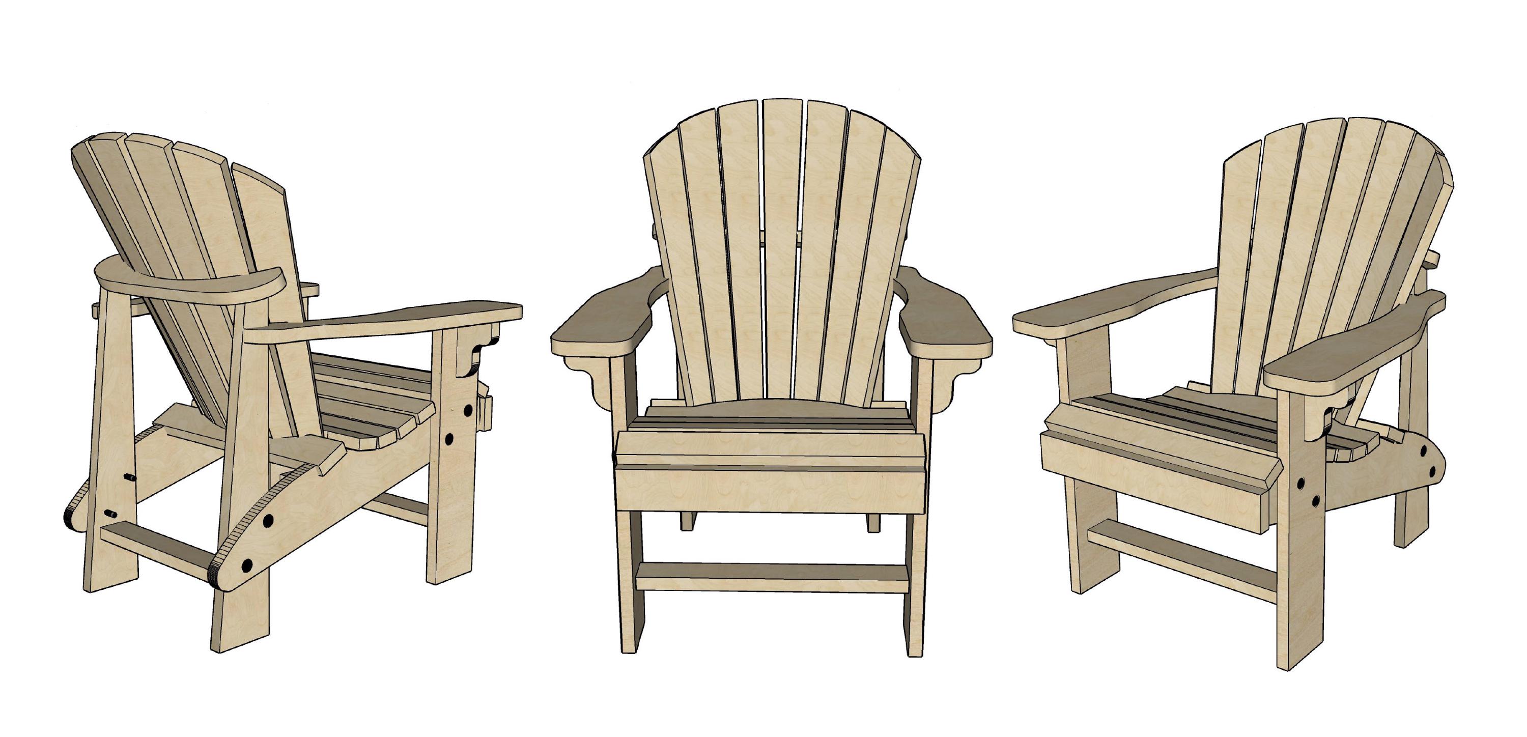 Adirondack-stoel - DIGITALE BOUWPLANNEN / Terrasmeubilair voor buiten /  Doe-het-zelf / Houtbewerkingsplannen - Etsy België, image size:3000x1448