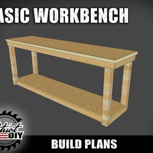 Basic Workbench - Digital Build Plans / DIY Woodworking