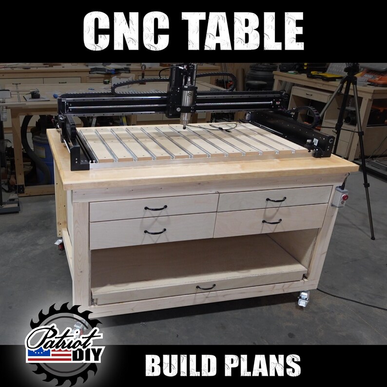 CNC Table - Digital Build Plans / Workbench / Woodworking / Shapeoko ...