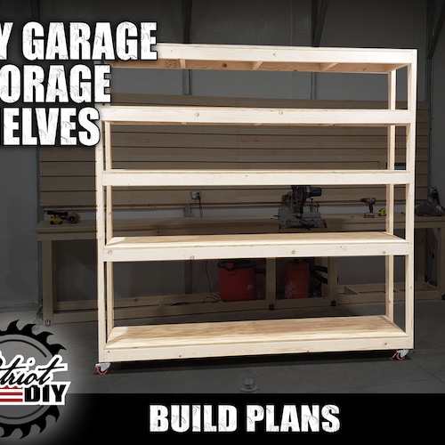 How To Build Garage Shelves