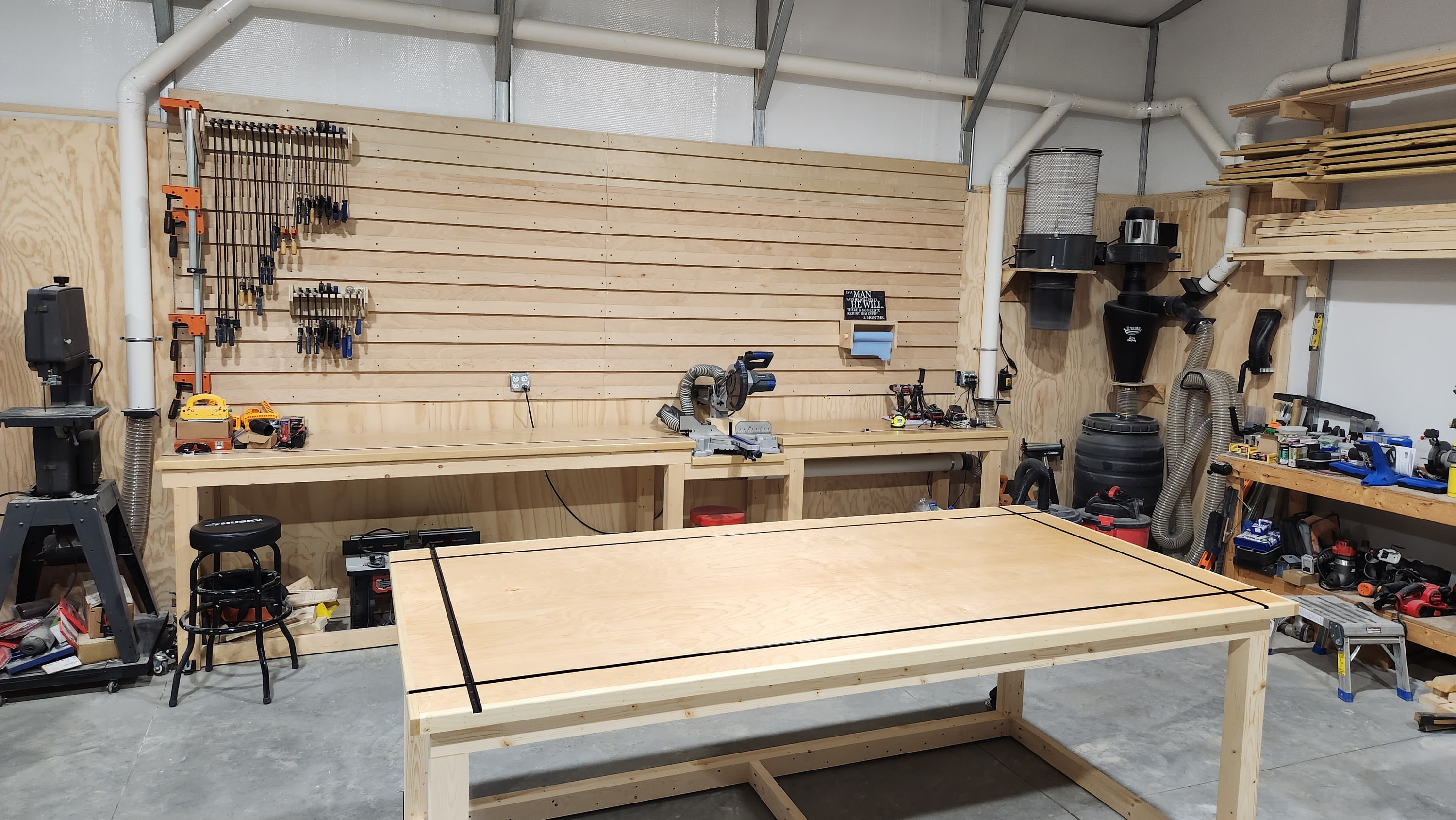 Basic Table Saw Outfeed / Assembly Table / Workbench Digital Etsy