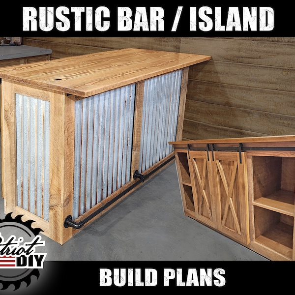 Island Build Plans Etsy
