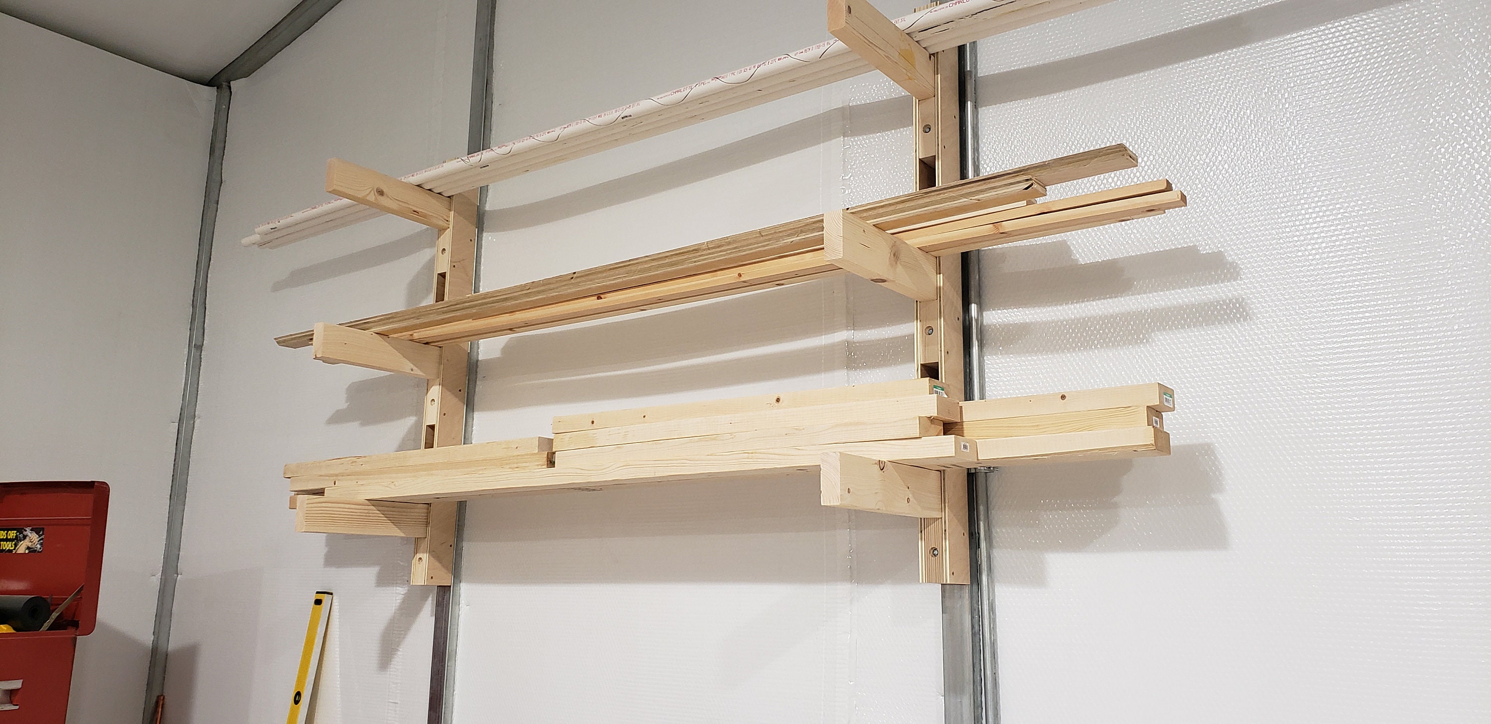 DIY Adjustable Lumber Rack Digital Build Plans / Woodworking 