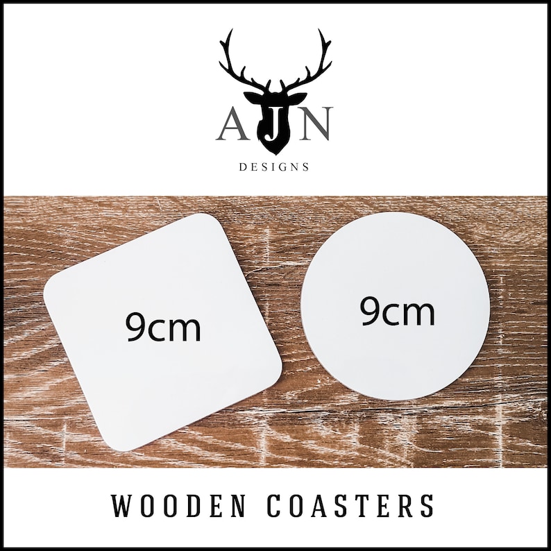 Personalised Home Bar Wooden Coasters Pub Beer Mats Custom Etsy UK