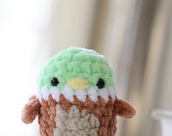 Mini duck, amigurumi, plush animal, anti stress animal, duck, cute duck, bird