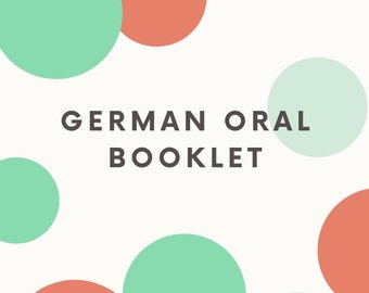 Leaving Cert German Oral Notes